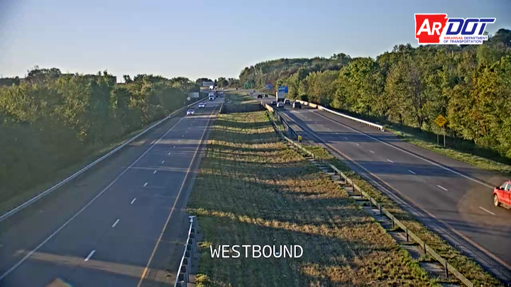 I-40 & I-540 Intchg. (Exit 7) traffic camera, view east, Van Buren, Arkansas