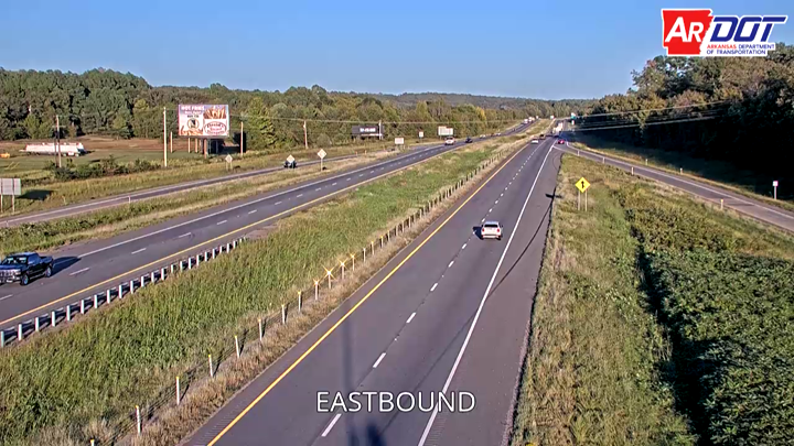 I-40 at Plumerville Exit 112 traffic camera, Conway County