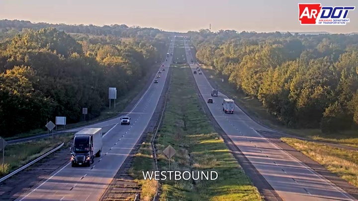 I-40 at Lamar (Exit 64) traffic camera, Johnson County