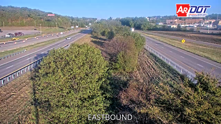 I-40 & Hwy 59 traffic camera, view east, Van Buren, Arkansas