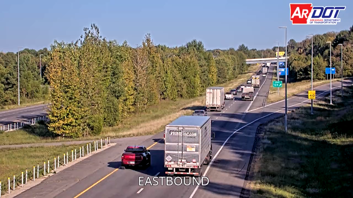 I-40, Faulkner County traffic camera